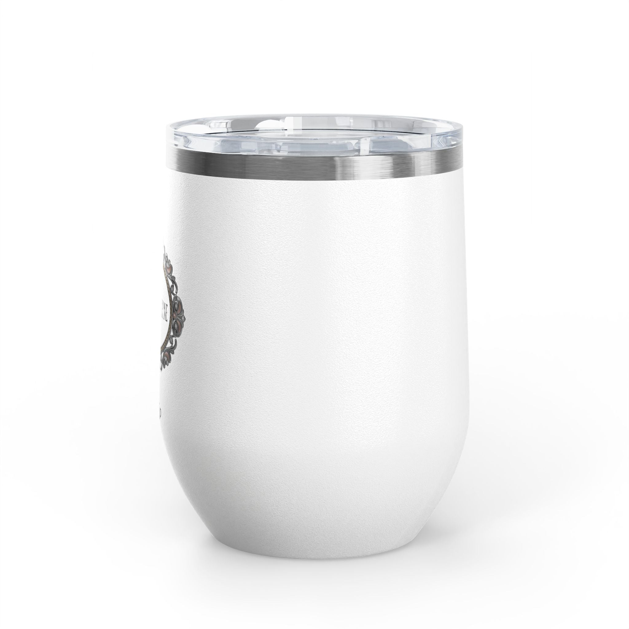 Wine Tumbler — Listing Machine "take a sip" Insulated 12oz Travel Cup