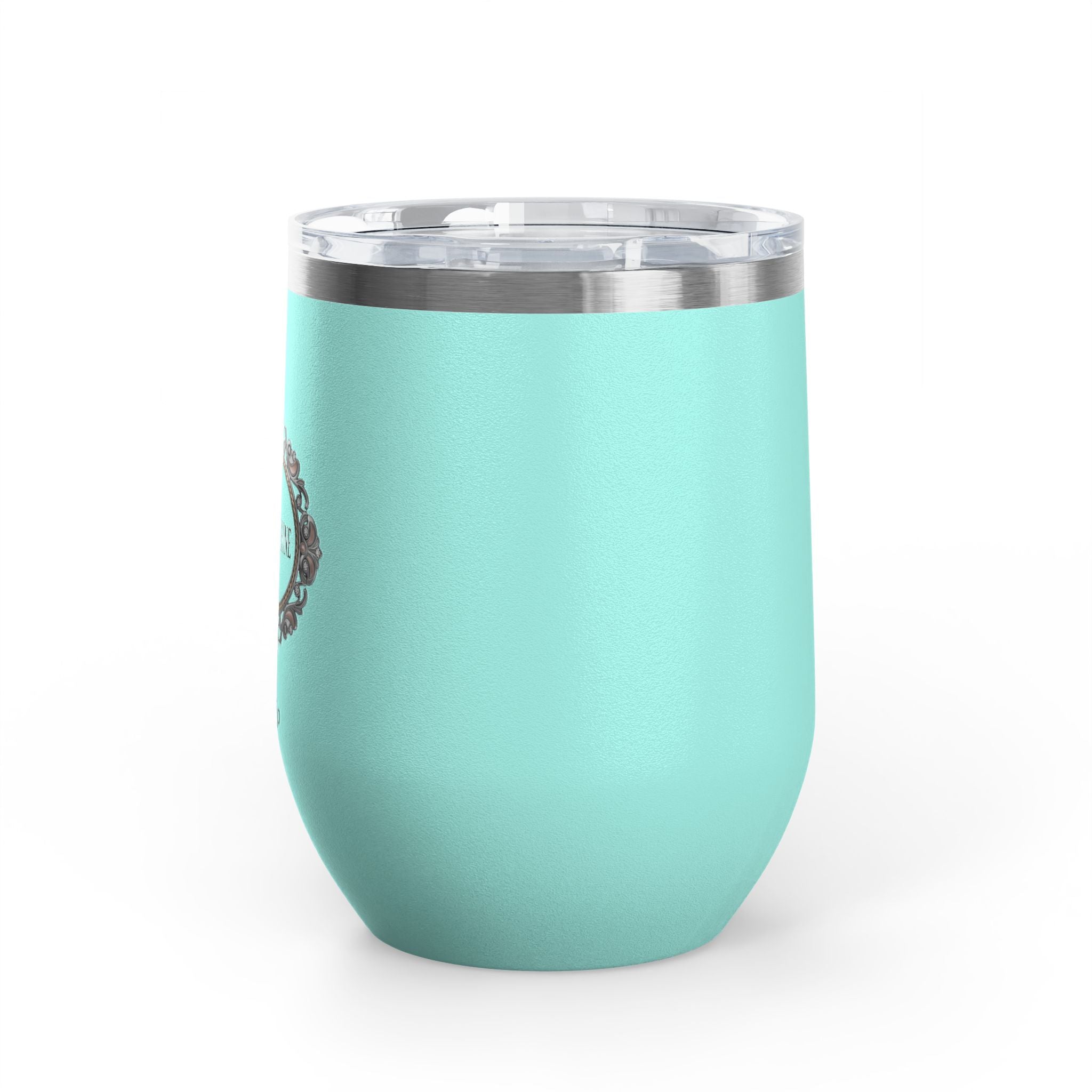 Wine Tumbler — Listing Machine "take a sip" Insulated 12oz Travel Cup