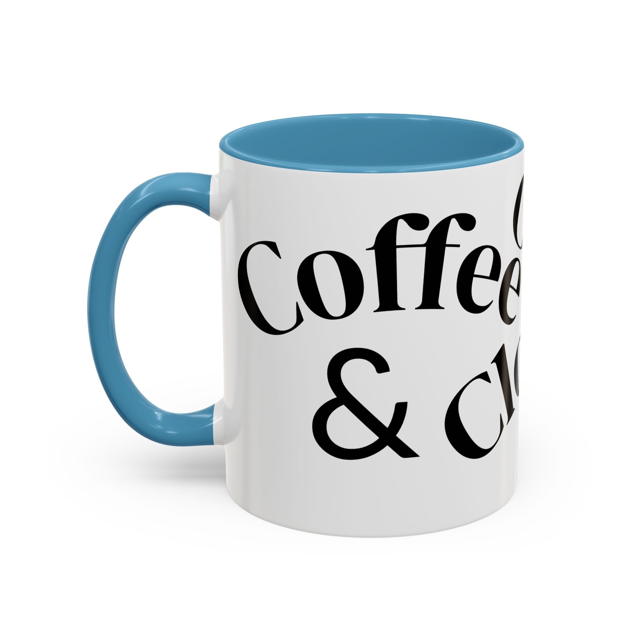 "Coffee.Contracts.Closings" Accent Inspirational Coffee Mug