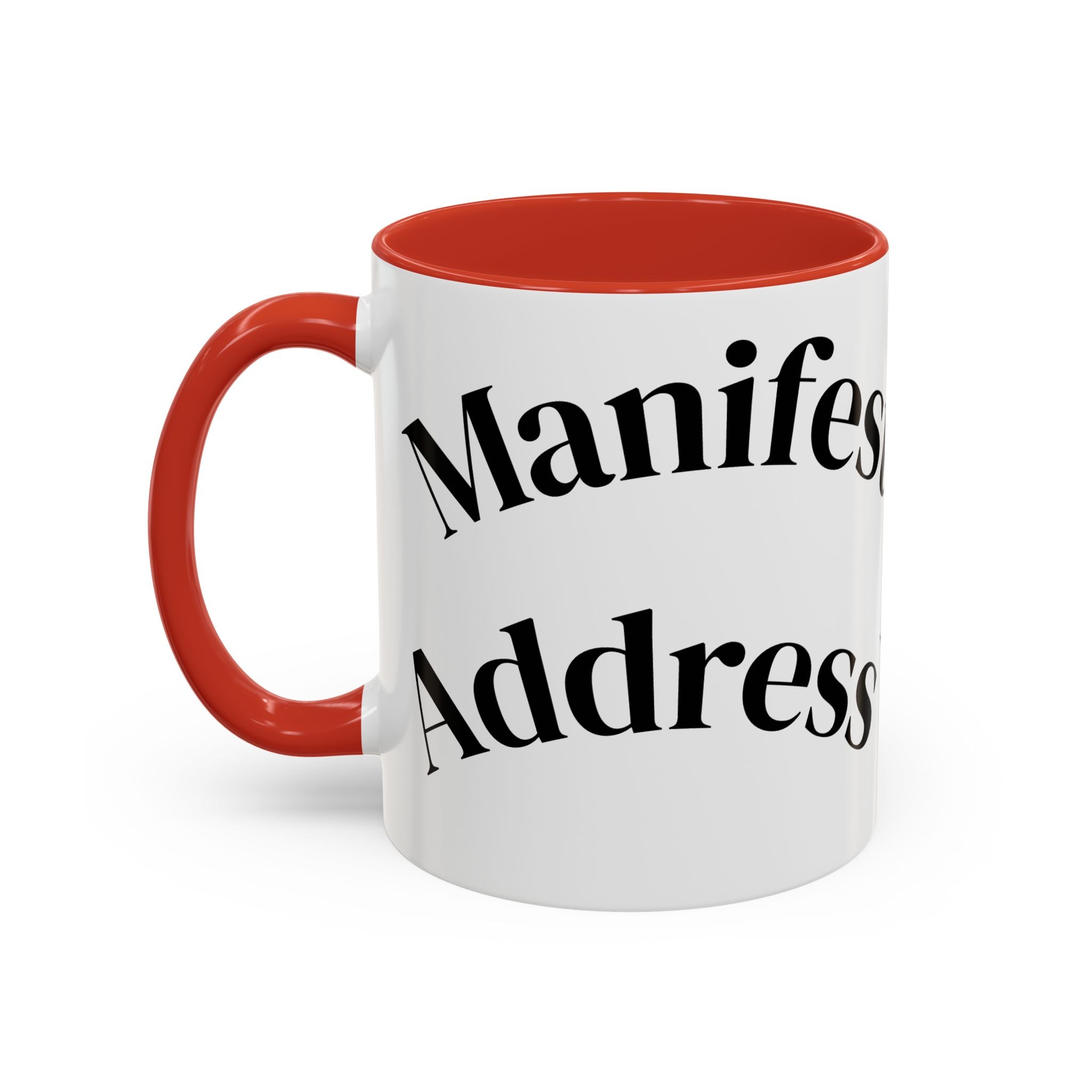Accent Coffee Mug — 'Keys to Manifest' Black-Accent Inspirational Coffee Mug