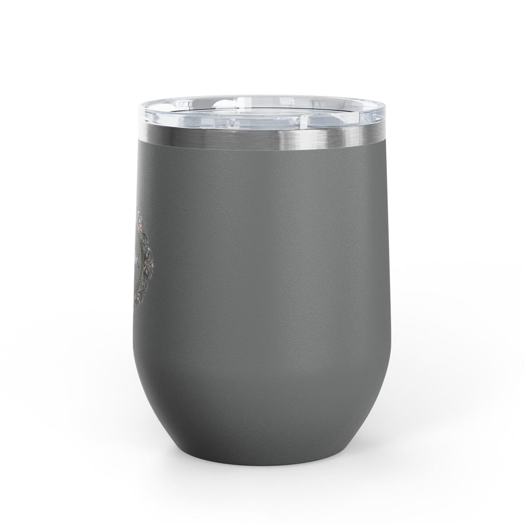 Wine Tumbler — Listing Machine "take a sip" Insulated 12oz Travel Cup